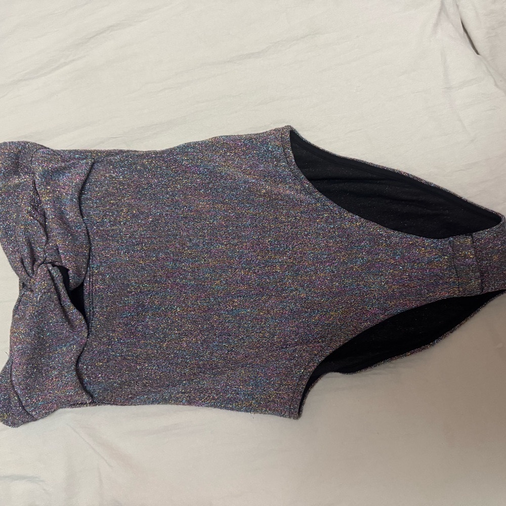 Topshop Glittery Multicolor Blouse